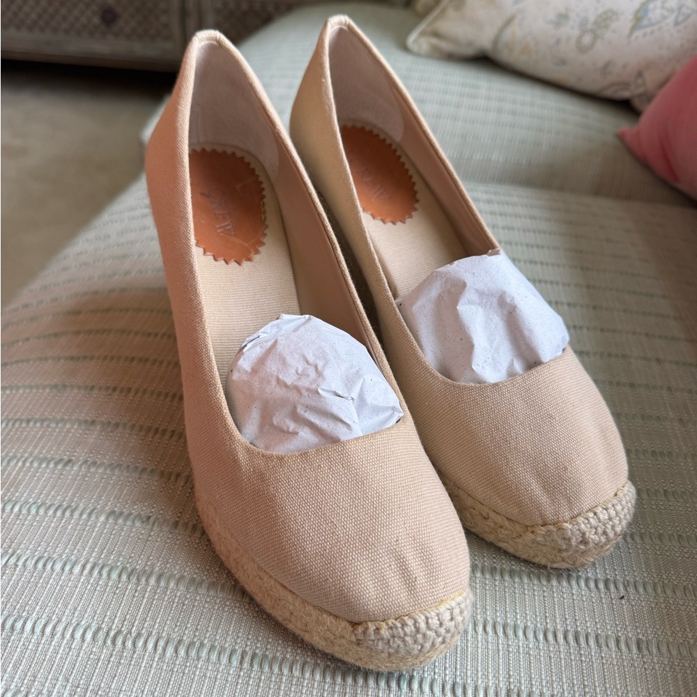 Women's Beige Espadrille Shoes